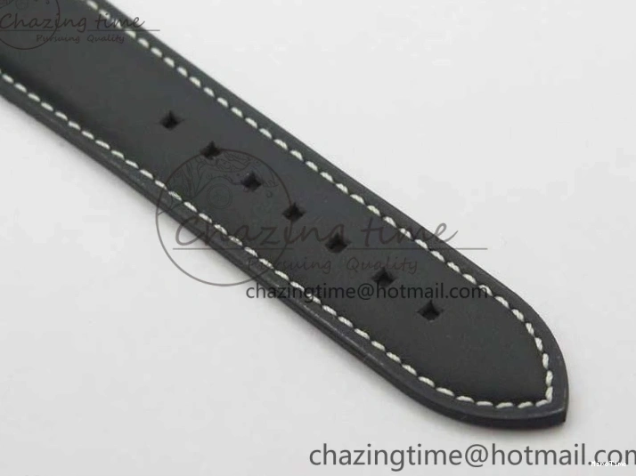 MIROTIME 0418 Practical Calatrava 5524 Pilot Travel Time SS GRF Blue Dial on Black Leather Strap A324 V 7107